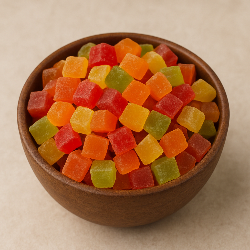 Dried Mixed Fruit Cubes