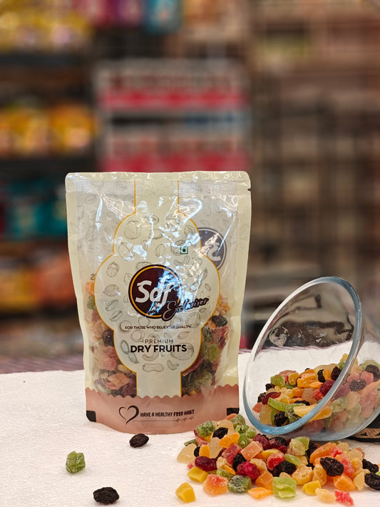 Dried Mixed Fruit Cubes