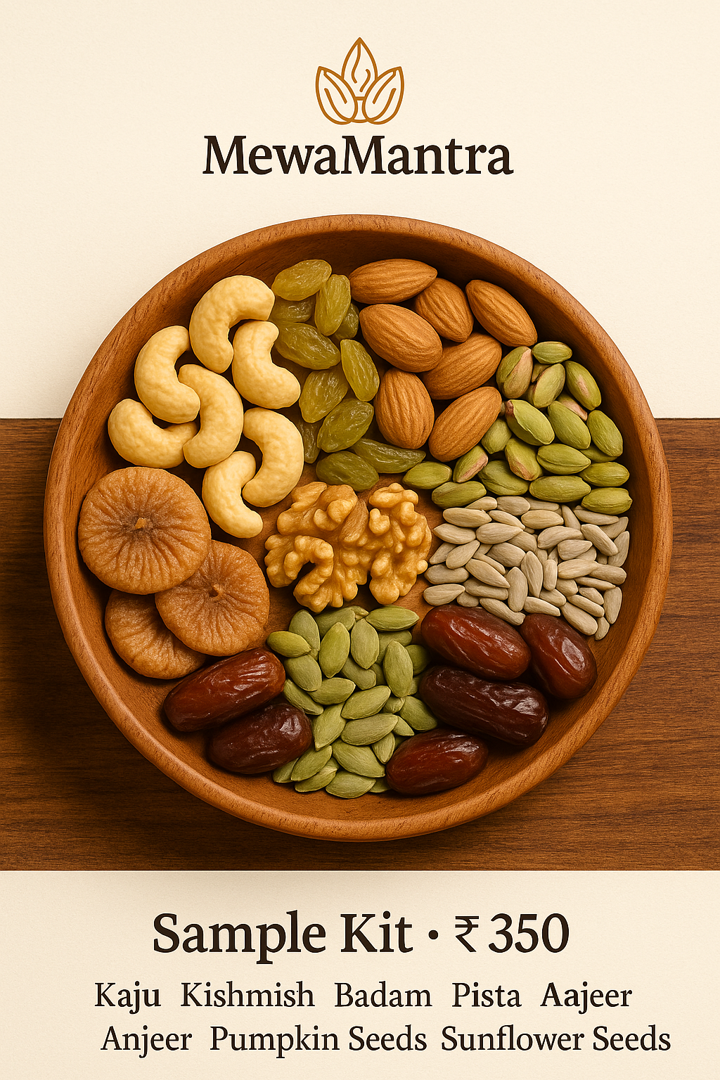 Dry Fruits Sample Kit – 9 Premium Varieties